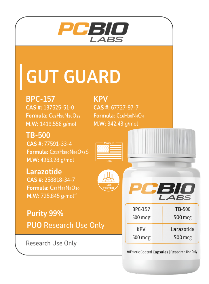 BPC-157/ TB-500/ KPV/ Larazotide Capsules